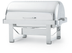 Thumbnail image #2 for Vollrath Avenger Economy Rectangular Roll-Top Chafer, 9 Qt, 18/8 Stainless Steel, Mirror Finish