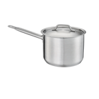 Thumbnail image #1 for Stanton Trading SSPN4.5 4-1/2 Qt Stainless Steel Saucepan, Induction Ready, 3-Ply Aluminum-Core Bottom with Handled Cover Case of 4
