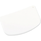 Thumbnail image #1 for Alegacy Foodservice Products FS8446 Flexible White Plastic Bowl Scraper, 5-3/4" x 3-1/2" Case of 144