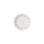 Thumbnail image #1 for Steelite International Folio, Porcelain 62532FP823 5" Round Porcelain Saucer, Adelina Giselle Rose Pattern Case of 2 Dozen