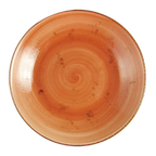 Thumbnail image #1 for Vertex China London Terra LTC-C16 10" Round Coupe China Plate, Hand Painted, Terra Cotta Case of 2 Dozen