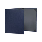 Thumbnail image #1 for Risch STERLING-3V 8.5X11 3-View Fold-Out Vinyl Menu Cover, Shimmer Metallic, 8-1/2" x 11" Case of 25