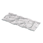 Thumbnail image #1 for Steelite International Creations, Splash 6527B566 Rectangular Glass Underliner, 10.125" x 3.875" 1 Dozen