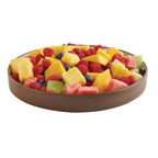 Thumbnail image #2 for Cal-Mil Hudson 22017-12-89 12" Round Two-Tone Melamine Plate Case of 6
