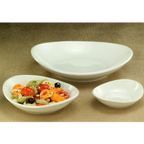 Thumbnail image #2 for Libbey Porcelana INF-170 Oval Porcelain Pasta Bowl, 10 oz, 7-inch, Bright White