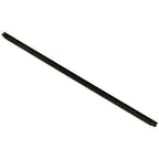 Thumbnail image #1 for AllPoints Foodservice Parts & Supplies 281245 Dish Machine Door Guide, 27" x 3/4" x 3/4", Black Plastic, 8 Mounting Holes