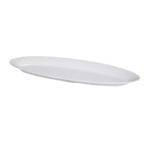 Thumbnail image #1 for G.E.T. Milano OP-2280-W . . Oval Melamine Platter, White, 22-1/2 x 8 Inches Case of 6