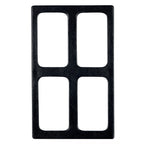 Thumbnail image #1 for G.E.T. Bugambilia T0A20-MOD Single Tile, 20-13/16" x 12-3/4", Cast Aluminum with Resin Coating, 4 Rectangular Openings