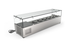 Thumbnail image #6 for KoolMore 59-Inch Refrigerated Countertop Prep Table with 6 1/3-Pan Capacity and Double Tempered Glass Guard