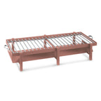 Thumbnail image #1 for Eastern Tabletop 3255GCP Countertop Rectangular Grill Stand, Stainless Steel, XYLO Copper Finish, 41-1/2"W x 11-1/2"D x 10"H