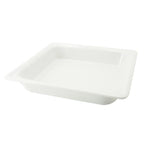 Thumbnail image #1 for CAC China BF BF-203 Porcelain GN 2/3 Food Pan, 2-1/2" Deep, Rectangular Case of 4