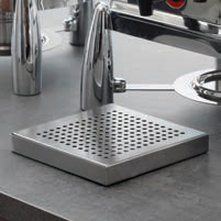 Product image #2 for American Metalcraft 6" x 6" x 3/4" Square Stainless Steel Drip Tray
