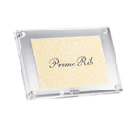 Thumbnail image #1 for TableCraft Products A362 Rectangular Magnetic Acrylic Card/Sign Holder, 4" x 1-1/4" x 2-1/2" Case of 12