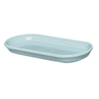 Thumbnail image #1 for Steelite International Fiesta HL412349 Oval China Bread Tray, 11.875" x 5.625" x 1.5", Sky