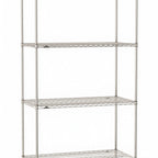 Thumbnail image #1 for Metro Super Erecta SE-2136S-86-S4 Stationary Starter Wire Shelving Unit, 36"W x 21"D x 86"H, 800 lb. capacity per shelf, 2000 lb. capacity per unit