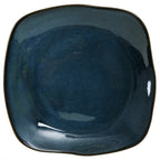 Thumbnail image #1 for Tuxton China Artisan GAN-502 11" Square Ceramic Coupe Plate, Night Sky 1 Dozen