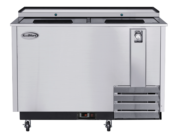Product image #5 for KoolMore 50-Inch Commercial Bottle Cooler with Built-In Opener, 14 Cu. Ft., Stainless Steel, 115V