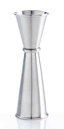 Product image #2 for American Metalcraft Stainless Steel Double Jigger, 1 oz. x 2 oz., Rolled Edge, Satin Finish