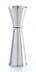Thumbnail image #2 for American Metalcraft Stainless Steel Double Jigger, 1 oz. x 2 oz., Rolled Edge, Satin Finish