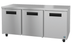 Thumbnail image #5 for Hoshizaki Steelheart UR72B Three-Section Undercounter Refrigerator, 72-Inch, Solid Doors, Self-Contained Rear-Mounted