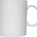 Thumbnail image #1 for International Tableware Sunburst™ 87168-SB Porcelain Coffee Mug, 11 oz, Round with Handle, Patterned Profile, Bright White 1 Dozen