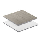 Thumbnail image #1 for Flash Furniture XU-WHGY-3636-GG Reversible Square Laminate Table Top, 36 x 36 Inch, White/Gray