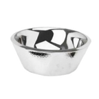 Thumbnail image #1 for Eastern Tabletop 9330 Stainless Steel Double-Wall Insulated Hammered Round Salad Bowl, 12", 100 oz