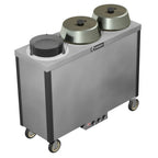Thumbnail image #1 for Caddy CM-S-403-HH Mobile Enclosed-Cabinet Underliner/Base Dispenser, 3 Self-Leveling Adjustable Cylinders, Hi-Heat, 9-1/2–10-1/8" Dia.