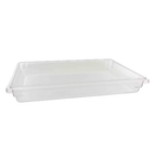 Thumbnail image #1 for Thunder Group PLFB121803PC Clear Polycarbonate Food Storage Box, 1-3/4 Gallon, 12 x 18 x 3-1/2 Inch Case of 12