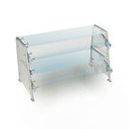 Thumbnail image #1 for Duke Manufacturing TS462DD-32 Stainless Steel Food Shield, 31-1/2"W, Adjustable Full/Self-Service, Dual Shelves