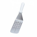 Thumbnail image #1 for Libertyware Gladiator WP-T103PN Perforated Flexible Stainless Steel Turner, 7-3/8" x 3" Blade, Plastic Handle, White Case of 48