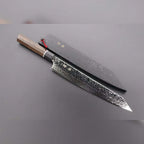 Thumbnail image #1 for JB Prince Sekikanetsugu Z515 Forged Slicing Knife, 9.4-Inch Stainless Steel Blade, Black Pakka Wood Handle