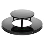 Thumbnail image #1 for Alpine Industries ALP479-38-A Rain Bonnet Lid for Outdoor Metal Waste Receptacle, 38 Gallon, Black