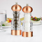 Thumbnail image #2 for Chef Specialties Professional Series Vanguard 29186 Salt Mill, 7-1/2" High, Pre-Filled, Clear Acrylic, Ceramic Mechanism Case of 24