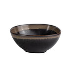 Thumbnail image #1 for CAC China VEN-B6 Soup/Salad Bowl, 20 oz, 6 in, Midnight Black/Desert Beige Case of 2 Dozen