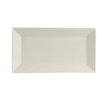 Thumbnail image #1 for CAC China RE RE-RT12 Rectangular Ceramic Platter, 10"L x 5-1/2"W x 3/4"H Case of 2 Dozen