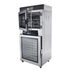 Thumbnail image #1 for Doyon Baking Equipment (Middleby) NU-VU QBT-3/9 Commercial Electric Oven/Proofer, 3-Pan Oven, 9-Pan Proofer, Programmable Controls