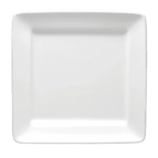Thumbnail image #1 for 1880 Hospitality Buffalo White Ware by Oneida® F8010000139S 9" Square Porcelain Plate with Rolled Edge and Medium Rim Case of 2 Dozen