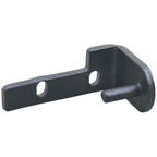 Thumbnail image #1 for AllPoints Foodservice Parts & Supplies 265981 Commercial Refrigeration Door Hinge Bracket, Top Right-Hand, Black