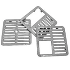 Thumbnail image #1 for GSW USA FS-TF Full-Size Floor Drain Top Grate, 9-3/8" x 9-3/8" Case of 10