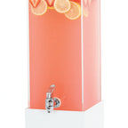 Thumbnail image #1 for Cal-Mil 28519-3-15 Single Beverage Dispenser, 384 oz, Square, White Plastic