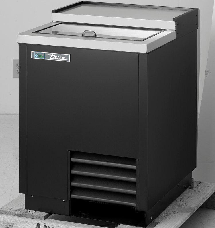 Product image #2 for True T-24-GC-HC 24.5-Inch Countertop Deep Well Glass and Plate Chiller/Froster with Sliding Lid