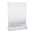 Thumbnail image #1 for New Star Foodservice Inc. 22995 Table Number Card Holder, 5" x 7", Clear Acrylic Case of 36 Dozen
