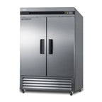 Thumbnail image #1 for Summit Commercial Accucold® ARS49ML Medical Reach-In Refrigerator, Two-Section, 49 cu. ft., Solid French Doors, Stainless Steel