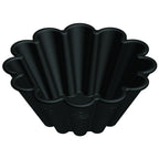 Thumbnail image #1 for Matfer Bourgeat Exoglass 345233 Brioche Mold, 12-Fluted, 2-3/4" Dia. x 1-1/10"H, Non-Stick