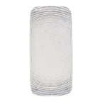 Thumbnail image #1 for Mikasa Hospitality (Lifetime Brands, Inc.) ID Fine 5315877 Rectangular Fine China Platter, Smoke Marmol, 6.43"W x 13.5"D Case of 6