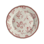 Thumbnail image #1 for Steelite International HL Ivory HL54863886 Round China Plate, 10-5/8", Carolyn Marisa Maroon Pattern, Scalloped Edge 1 Dozen