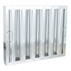 Thumbnail image #1 for AllPoints Foodservice Parts & Supplies 8014107 Aluminum Baffle Hood Filter, 16" H x 20" W x 2" D