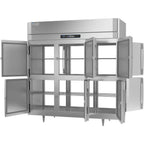 Thumbnail image #2 for Victory Refrigeration UltraSpec™ RSA-3D-S1-PT-HD-HC Three-Section Pass-Through Reach-In Refrigerator, 12 Half-Height Solid Doors, 75.9 Cu. Ft.