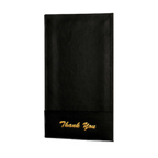 Thumbnail image #1 for Risch 1000H-OM THANK YOU Hardback Guest Check Presenter, Black Panel, Metallic Gold “Thank You” Imprint, 5.25" x 9" Case of 12